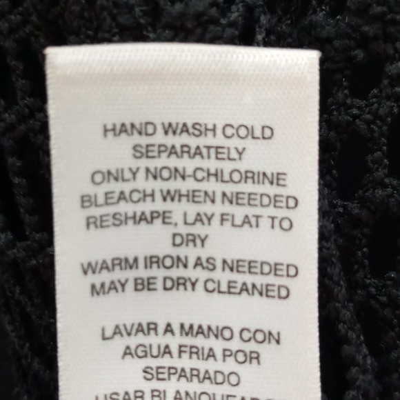 NWT Easywear by Chico's Black Sadie Lace 3/4 Jacket in Chico's size 2 (L/12) - Picture 8 of 10